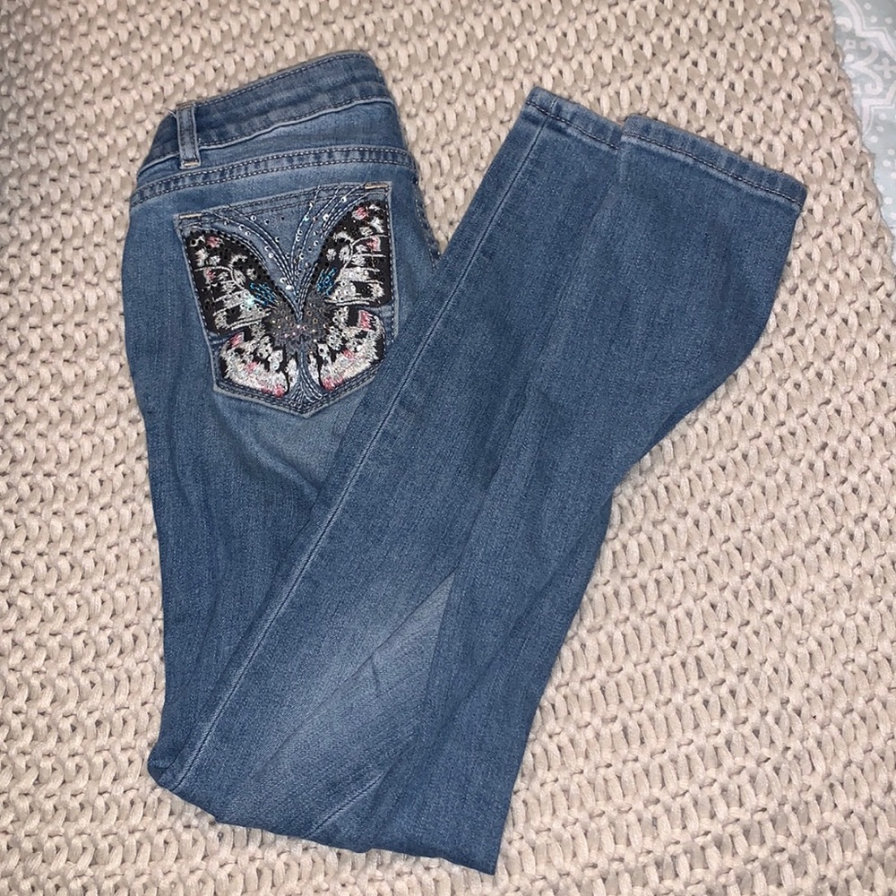 Girls Miss Me skinny jeans size 8